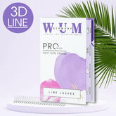 3D Volumen Wimpern auf Klebestreifen - 1000 fertige Wimpernfächer Künstliche Wimpern 0.07 C 5mm - WUM Germany