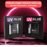 UV Wimpernkleber - Pink & Violet Saphir 5ml Kleber für künstliche Wimpern Pink - WUM Germany