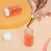 Pinzettenreiniger mit Schwammbällchen Reiniger für Kosmetikwerkzeuge - WUM GERMANY - fertige Wimpernfächer