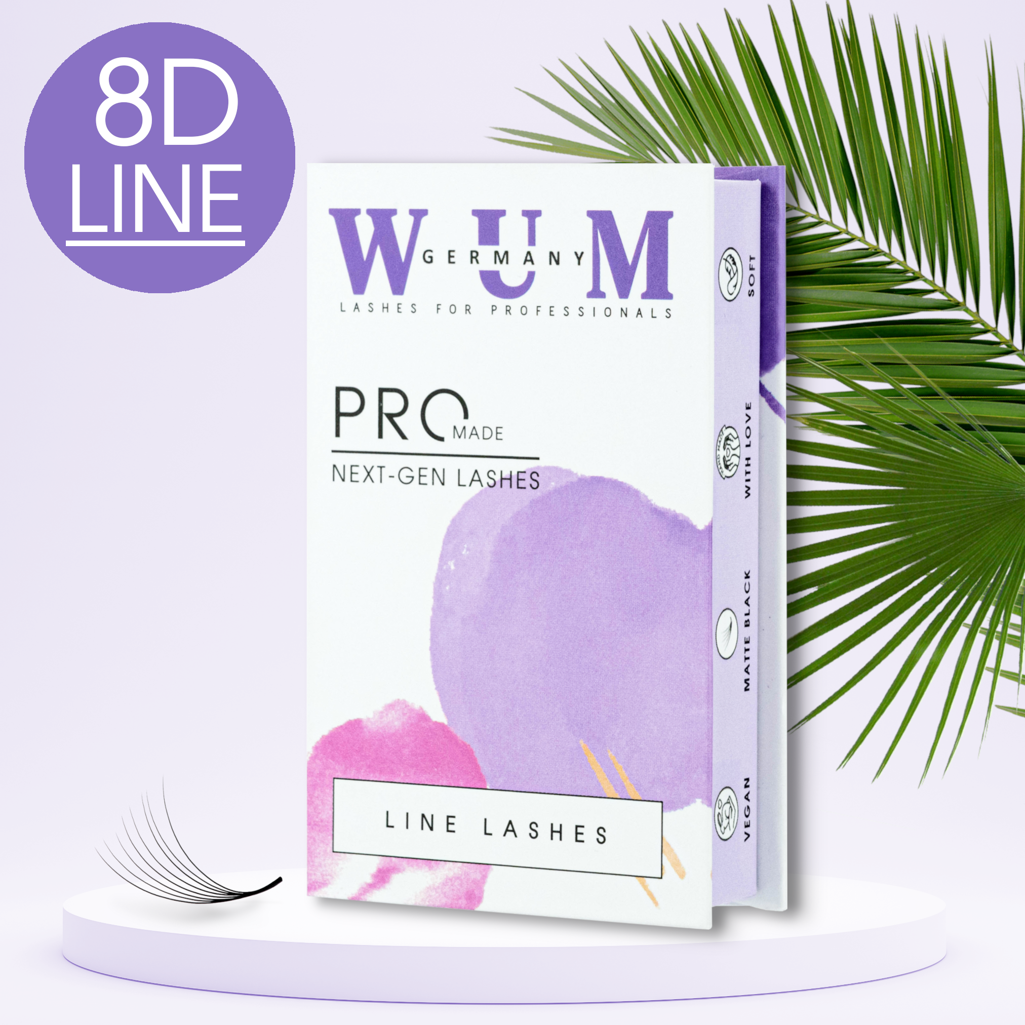 8D Volumen Wimpern auf Klebestreifen - 1000 fertige Wimpernfächer Künstliche Wimpern WUM GERMANY - fertige Wimpernfächer