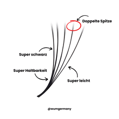 Super Black Lashes 5D - 6in1 Mixbox (1.000 fertige Wimpernfächer) Künstliche Wimpern 0.09 C - WUM Germany