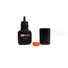 UV Wimpernkleber - Pink & Violet Saphir 5ml Kleber für künstliche Wimpern Pink - WUM Germany