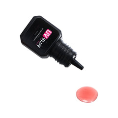 UV Wimpernkleber - Pink & Violet Saphir 5ml Kleber für künstliche Wimpern Pink - WUM Germany