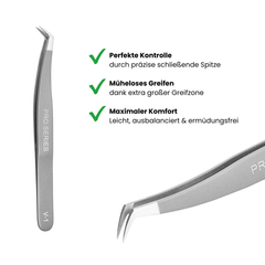 Volumenpinzette PRO SERIES V - 1 Pinzetten - WUM Germany